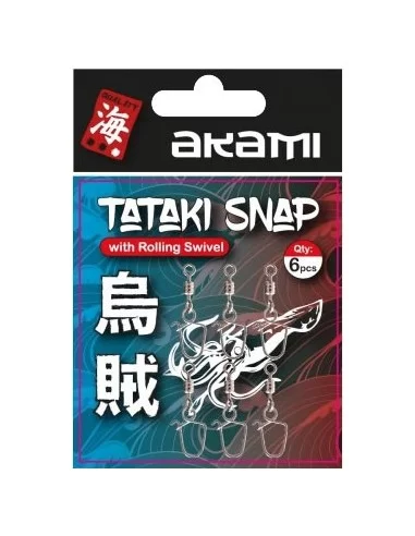Akami Tataki Snap Whit Rolling 6 pz