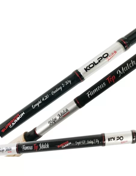 Kolpo Famous Canna da Pesca Inglese in Carbonio Alto Modulo 5 30 gr