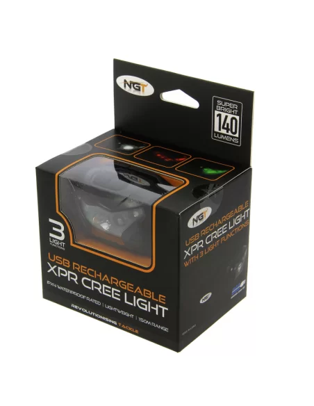 Ngt Lampada Notturna Frontale 140 Lumen Ricaricabile con usb