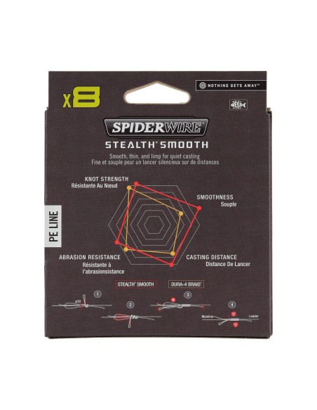 Spiderwire Stealth Smooth8 X8 PE Braid Trecciato 8 Capi 150mt