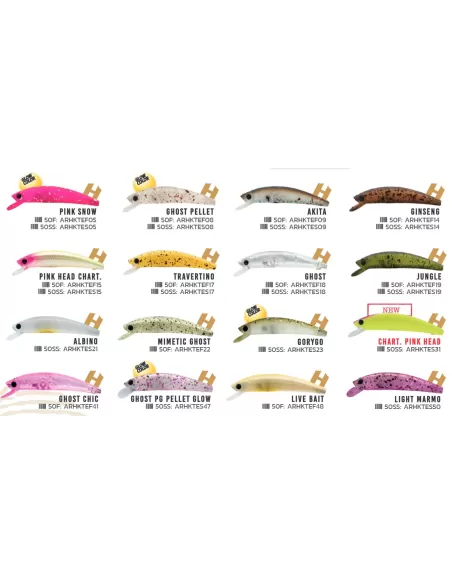 Herakles Teser Offerta Artificiali Trout Area 50 mm 2.3 gr Floating