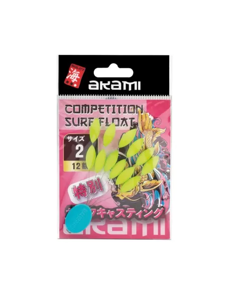 Akami Competition Surf Float Yellow 12 pz