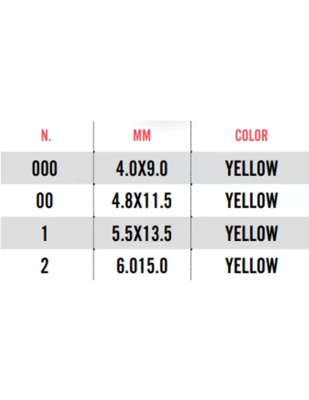Akami Competition Surf Float Yellow 12 pz