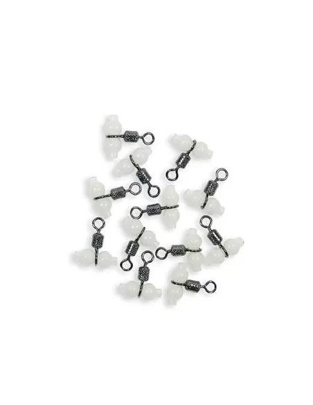 Girella pivotante avec perles de lueur 12pz