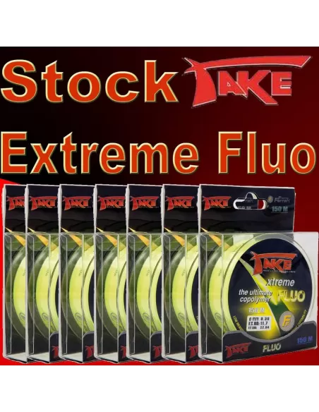 Take Xtreme Fluo 150mt Fil de pêche Take