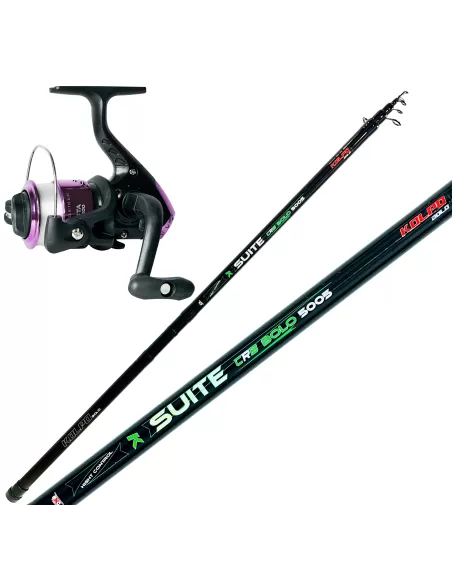 Combo Bolognese Suite Bolo 4 mt Vogue Reel avec Fil