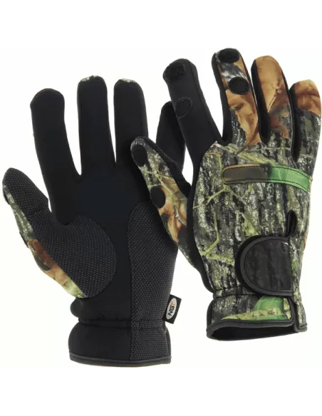 NGT pêche gant Camo Super Grip