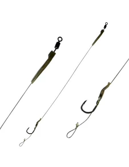 Ami lié cheveux Rigs Kolpo rapide de pêche de la carpe