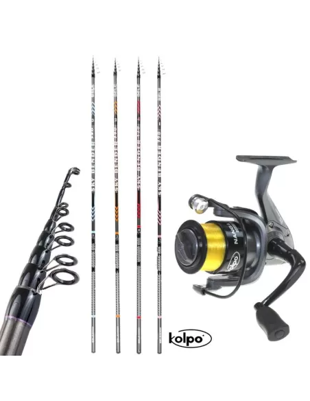 Le touladi pêche Rod Kit bobine ciel Bender Nanga