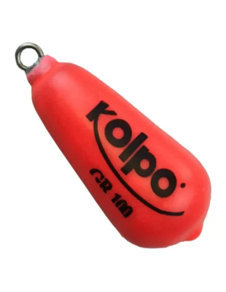 Piombi pêche Kolpo Pera Extra Phosphorescent rouge