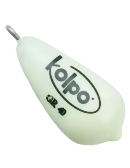 Piombi pêche Kolpo Pera blanc Extra Phosphorescent