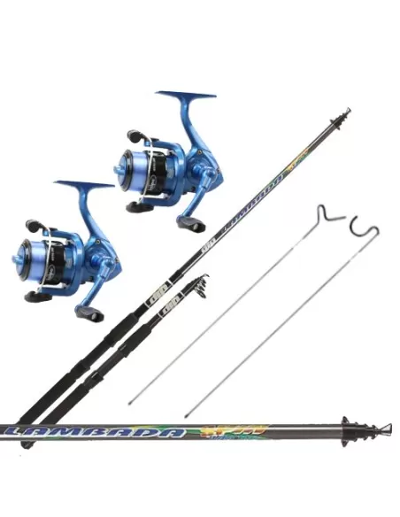 Kit 2 tige 2 moulinet Spinning multitalent Bolognese bas 2 conseils