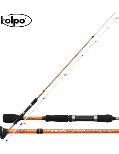 Canne à pêche Light Spinning diable Spin Kolpo 0-8 grammes