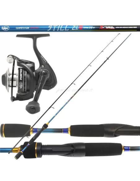 Combo pêche Spinning Light cuillère 0-10 gr