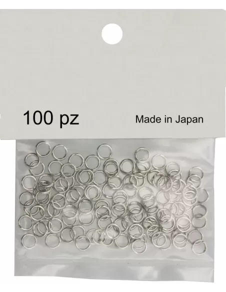 Inoxydable split anneaux 100 pièces Made in Japan