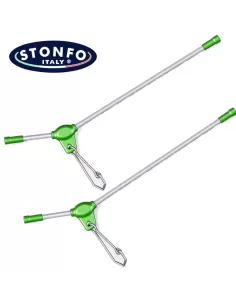 Stonfo Perles Pater à Double Trou - Perles Pour Montages Pêche Mer, Sachet 24 Pièces