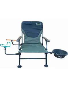 Chaise De Pêche Feeder Trabucco Genius Specialist - Légère, Pratique, Inclinable - Équipement Pour Pêche Au Feeder