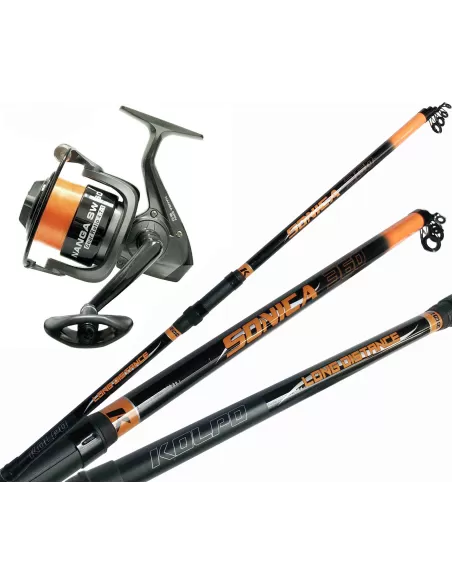 Kolpo Combo kit Fishing Fund Reed 3.60 mt bobine 6000 avec fil