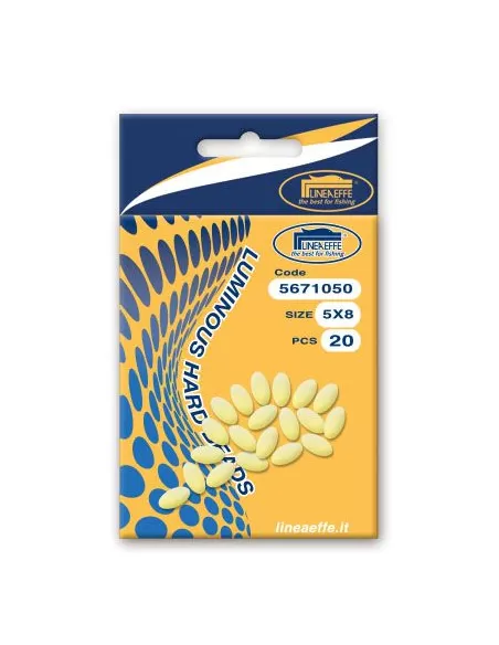 Lineaeffe Luminous Beads Oval Hard 20pz 