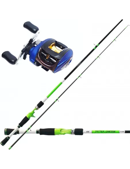 Kolpo Combo Pêche Canne Tactique Casting Bobine Tatler BF100