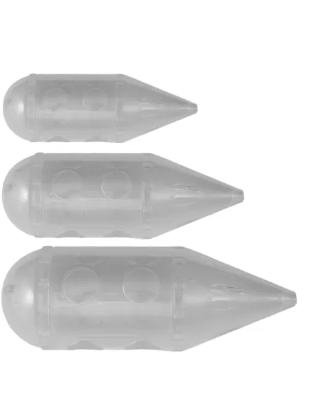 Sele Livebait Feeder Pâturage Transparent Réglable en 3 Mesures