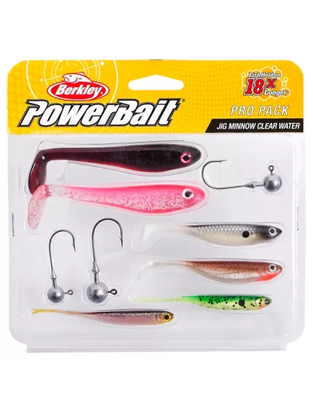 Berkley Pro Pac Jig Minnow pour l’eau sombre 9 pcs