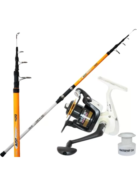 Kit Surfcasting Barrel 170 gr bobine télescopique avec double bobine