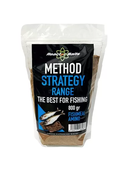 Maver Reactor Baits Stratégie Méthode 800 gr Farine de poisson Amino