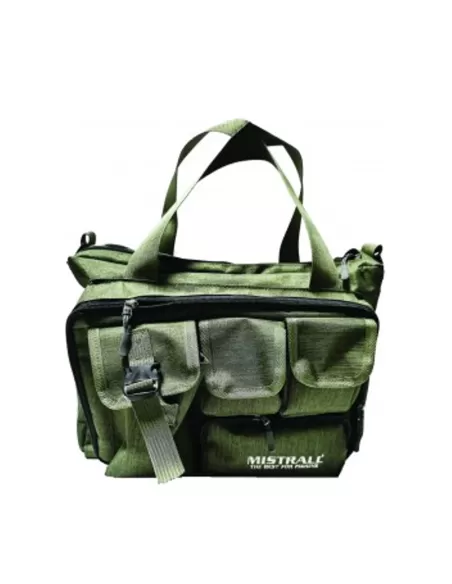 Mistrall Bag Holder Accessoires de pêche SH14 Green Multi Pocket