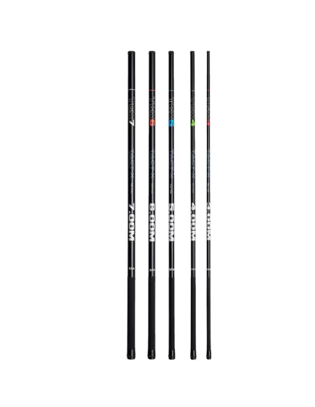 Dam Tact-x Tele Poles cannes à pêche télescopiques en carbone pur