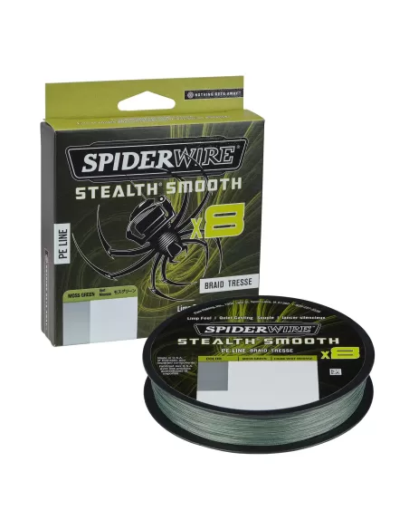 Spiderwire Stealth Smooth8 X8 PE Tresse Tresse 8 Têtes 150mt