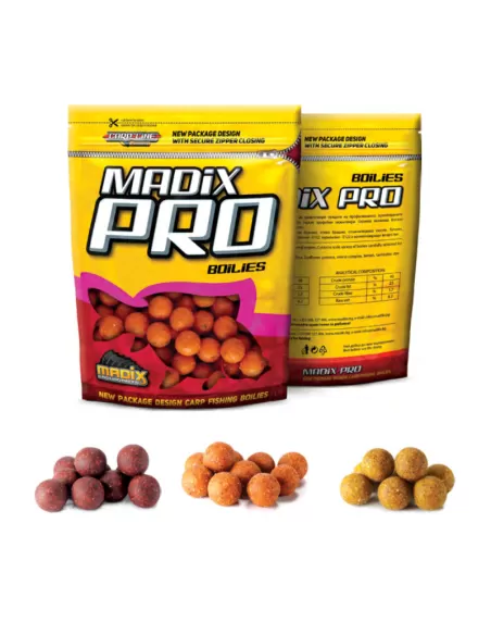 Madix Bouillettes Pro aDur et Haut Pouvoir d'Amorçage 800gr 20 mm
