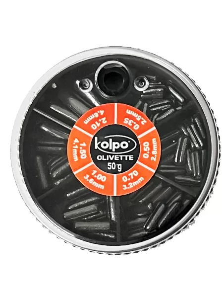 Kolpo Mascot Olives Fendues Styl Shot 6 Tailles 50 gr