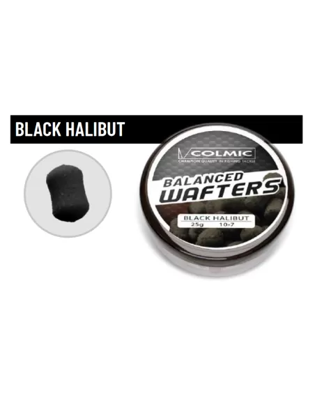 Appâts flottants équilibrés Colmic Balanced Wafters 25 gr Flétan noir 