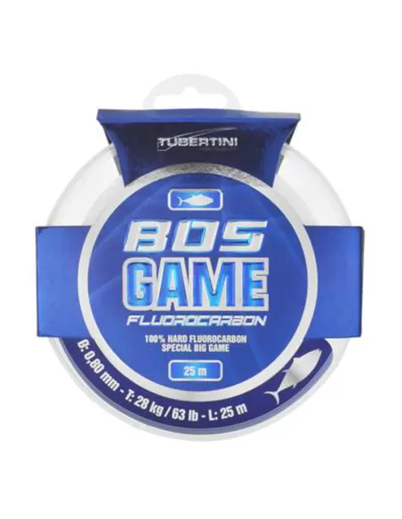 Tubertini Bos Game Pure Fluorocarbon 25 m pour la pêche en mer