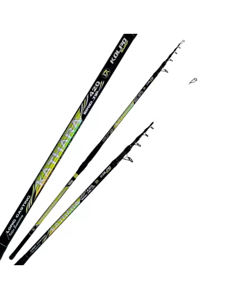 Canne à pêche télescopique surfcasting Kolpo Kathara 4,20 m 150 gr