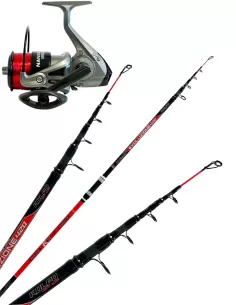 Canne à Pêche Surfcasting Maver Passion Surf 4,20 M – Puissance 150 G, Carbone Plein, 3 Sections, Anneaux Anti-sel, Maniable Et Polyvalente