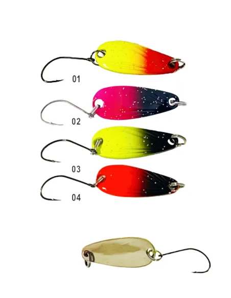 Cuillère de pêche artificielle Yamashiro pour la zone de la truite