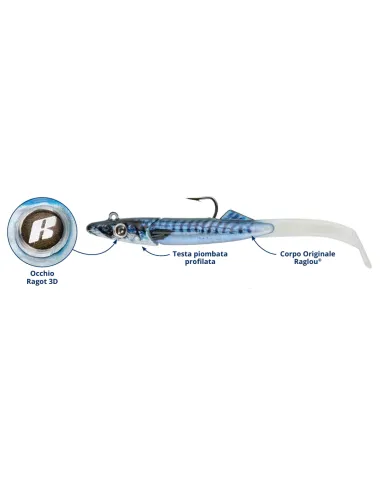 Raglou Hybrid 6,50 cm 2 pièces Silicone