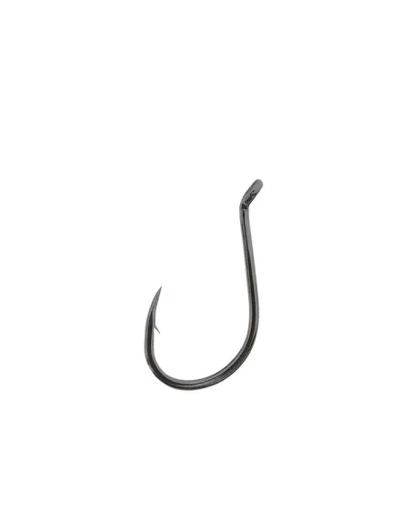 Hameçon de pêche semi-loté barbelé tordu Tubertini TL-15 avec oeillet