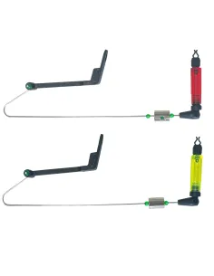 Alarme de pêche à la Carpe et Indicateur Morsure LED Bleue Lumière Alerte avec Un boîte(B1137