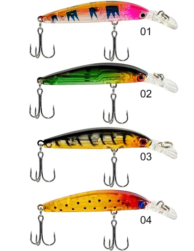 Kolpo Zapp Canne à pêche artificielle spinning et traîne 7,0 cm 4,0 g suspension