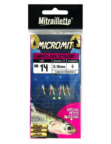 Leurre de pêche Ragot Sabiki Micromit Larva 3,5 g Sabiki Ragot