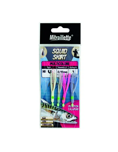 Ragot Sabiki Squid Skirt 9,8 Gr Leurre de pêche Sabiki Ragot