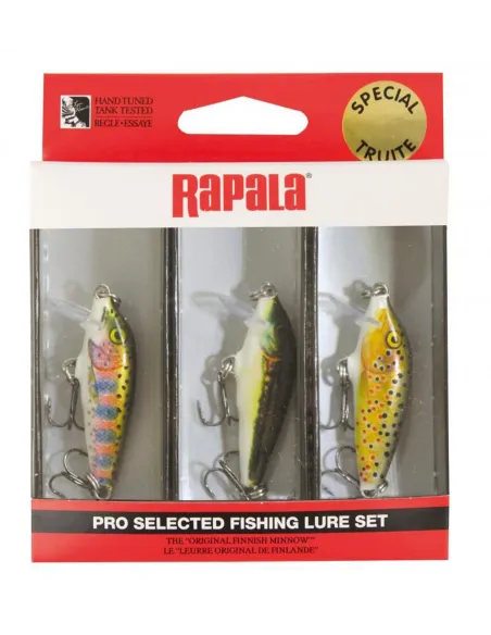 Rapala Minnow Kit Truite 12 Gr Leurre De Pêche Rapala Minnow Rapala
