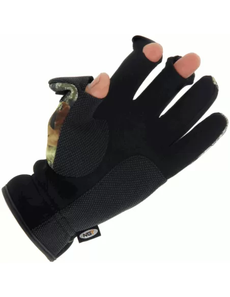 Ngt Guanti Pesca Camo Super Grip 