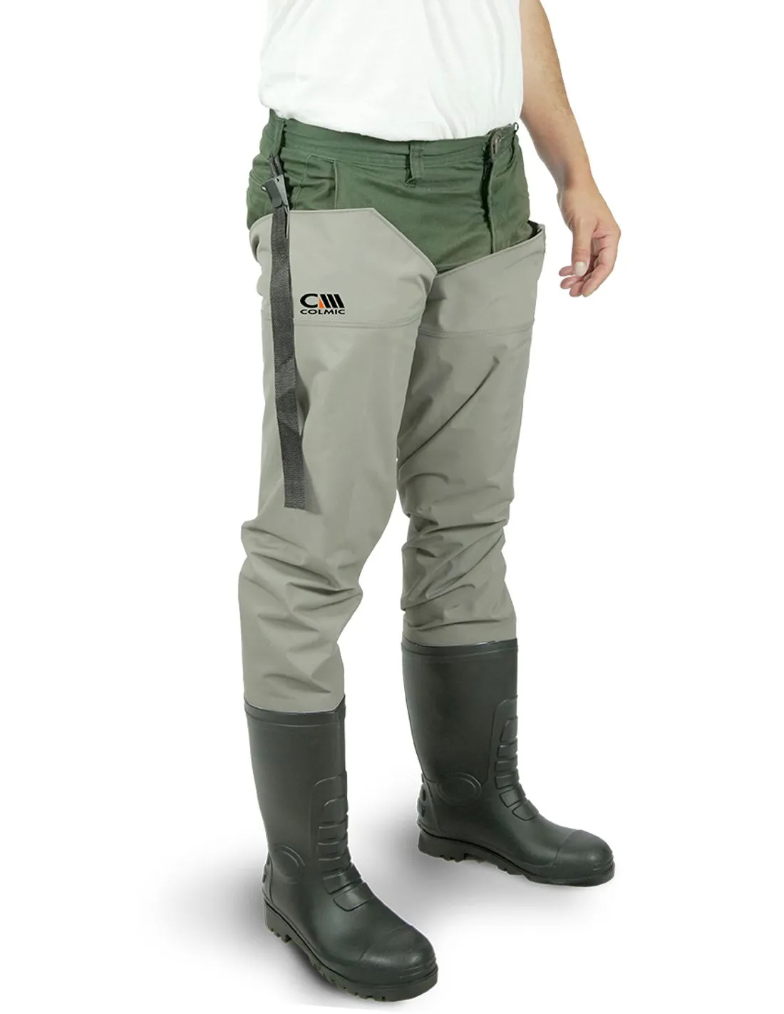 Waders Enfant Imperméables Cuissardes Pêche Chasse - Bottes Intégrées PVC Tout-Petits