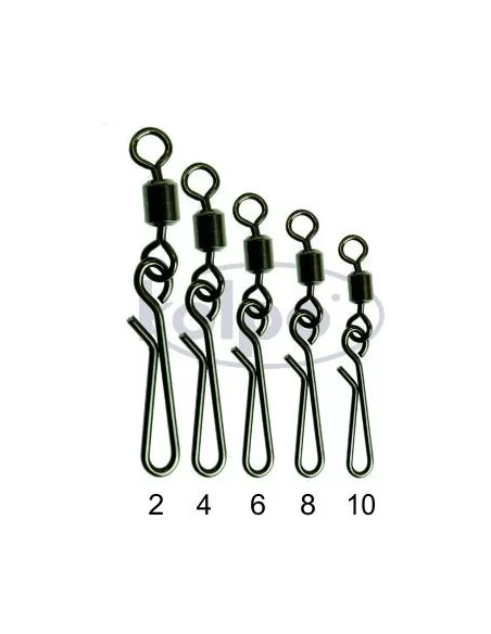 Girelle da Pesca Kolpo Rolling con Moschettone Rapido 10pz