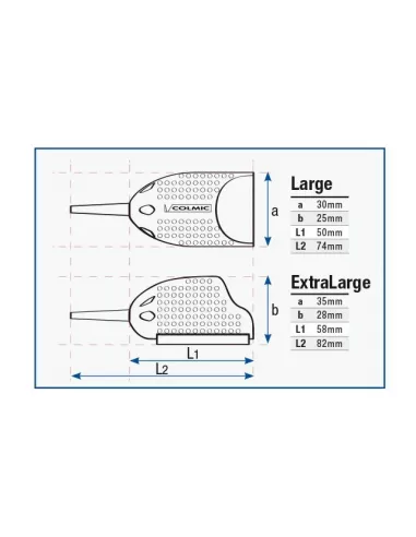 Colmic Pasturatore Da Pesca Sticky Maggots Feeder Large