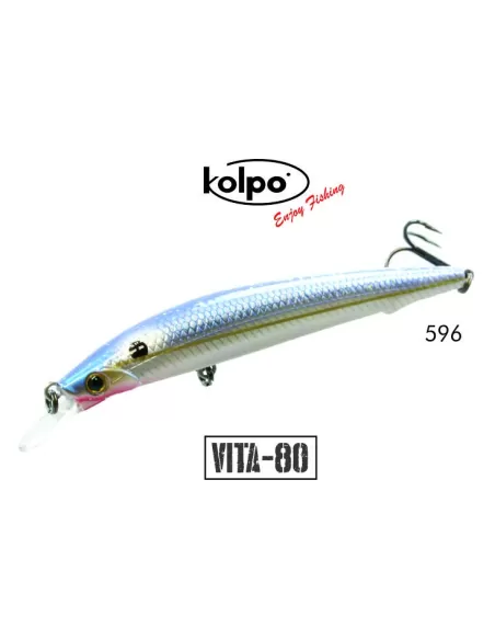 kit 3 Artificiali Minnow Vita Kolpo 80 mm 6 grammi Sinking 